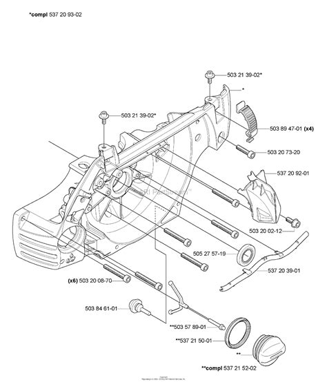 Husqvarna 575 XP (EPA) (2007-01) Parts Diagram for Crankcase (B)