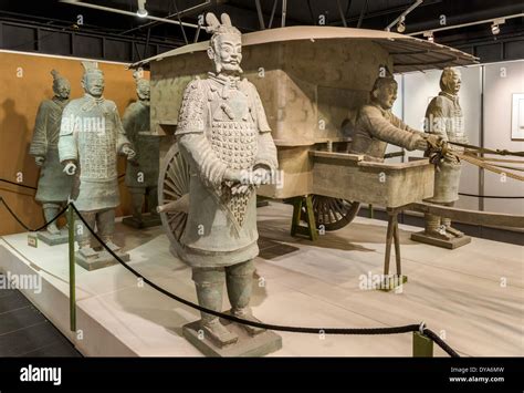 Terracota Warriors, replicas of sculptures, Chinese Artifacts Museum ...