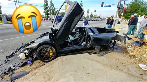 LAMBORGHINI CRASH DESTROYS MY FRIENDS DREAM CAR! *EMOTIONAL* - YouTube