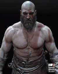 I only now realize that Kratos has a scar on his torso from where he was stabbed with the blade ...