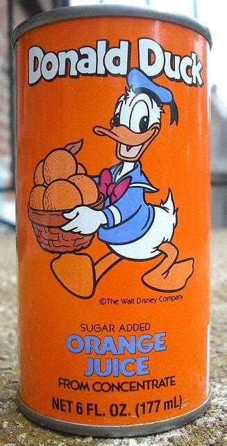 Donald Duck Orange Juice : nostalgia