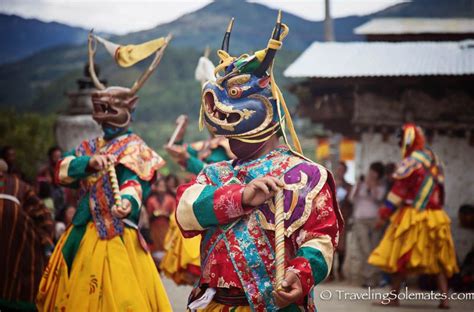 Bhutanese Festival Mask Dances in Bhutan | Traveling Solemates | Mask ...