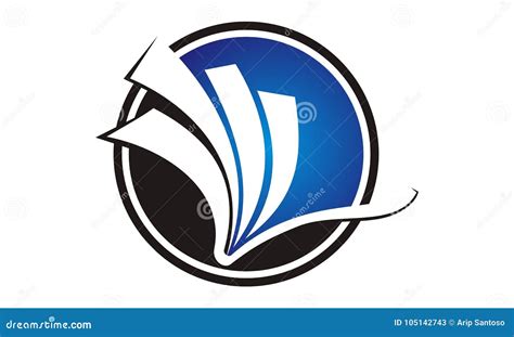 Open Book Logo Design Template Stock Vector - Illustration of symbol, electronics: 105142743