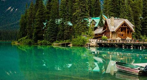 A Stunning Retreat Spot on a Sparkling Emerald Lake....magical ...