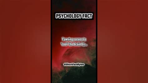 Yawning: Brain Cooling and Stress | Psychology Fact #psychologyfacts #shorts - YouTube