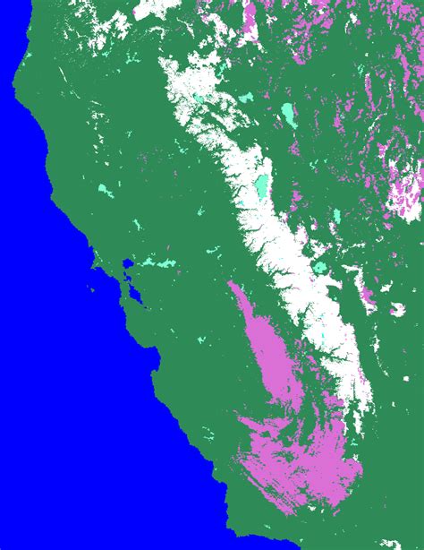 Snowfall In California Map - Time Zones Map