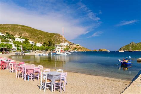 Lounge on Grikos Beach on Patmos