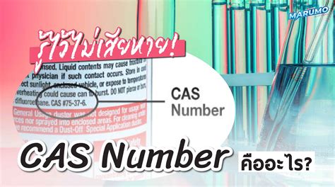 CAS Number ของสารเคมีคืออะไร? - Marumo Super Clean Agent