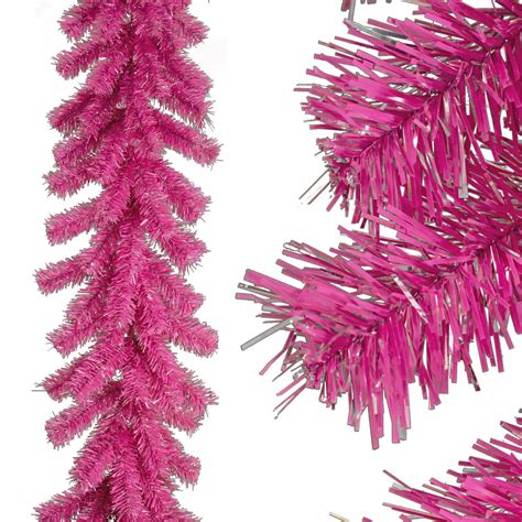 Pink & Silver Christmas Garland | Hand-Made in the USA | Lee Display