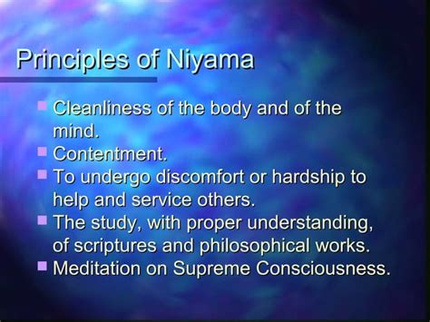 Yoga moral principles - yama and niyama