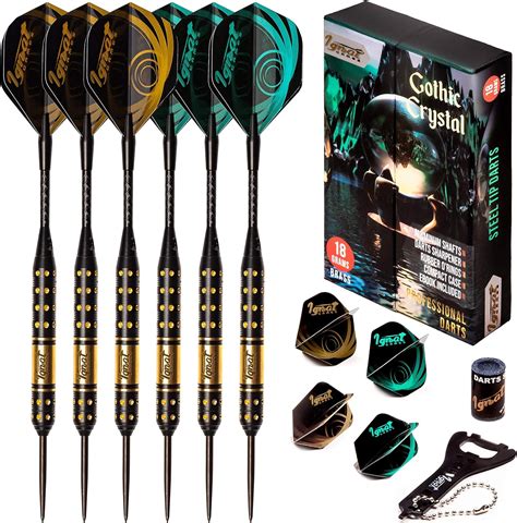 IgnatGames Steel Tip Darts Set - Professional Darts with Aluminum ...