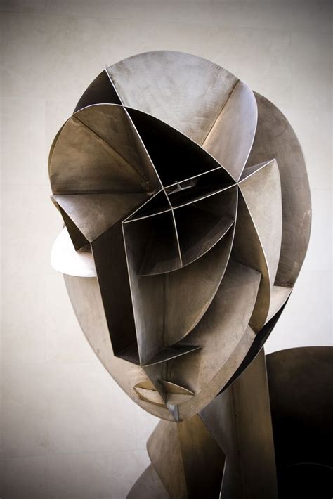 Naum Gabo's Constructed Head No. 2, 1916 (enlargement 1975), stainless ...