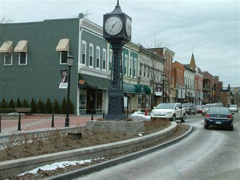 Historic downtown Northville, Michigan