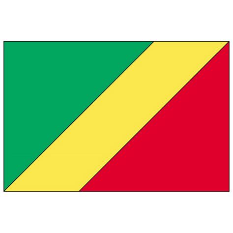 Congo flag Royalty Free Stock SVG Vector