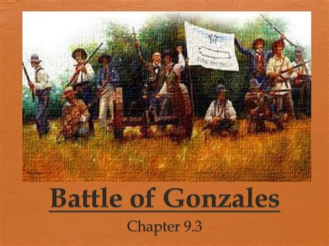 PPT - Battle of Gonzales PowerPoint Presentation, free download - ID ...