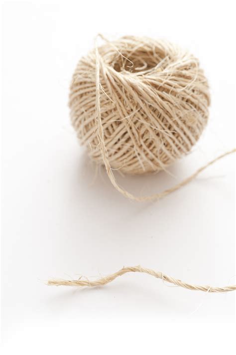 Free Image of Ball of String Isolated on White Background | Freebie.Photography