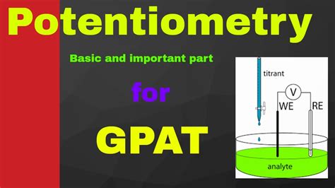 Potentiometric titration electrodes - YouTube