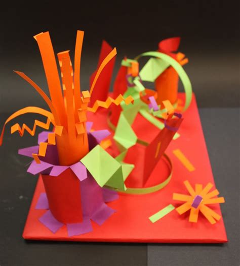 271--Paper Sculptures | Paper sculpture, Kids art projects, Art for kids