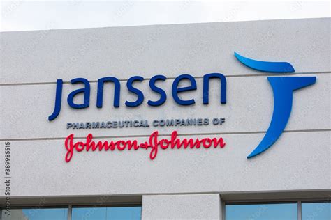 Janssen Pharmaceuticals sign and logo. Janssen Pharmaceuticals is a ...