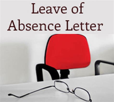 Leave of Absence Letter - Free Letters