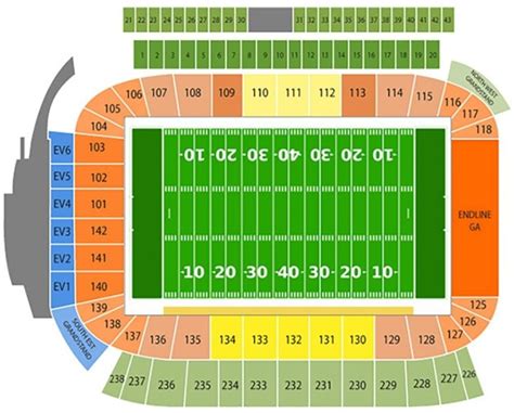 Chargers Qualcomm Stadium Seating Chart - Stadium Seating Chart