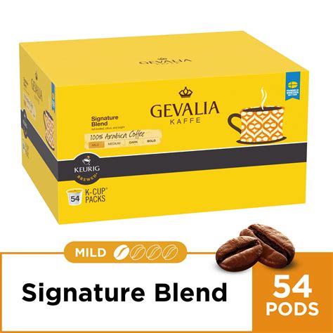 Gevalia Signature Blend K-cups Coffee Pods, 54 ct Box - Walmart.com - Walmart.com