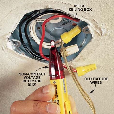 How to Hang a Ceiling Light Fixture | Family Handyman