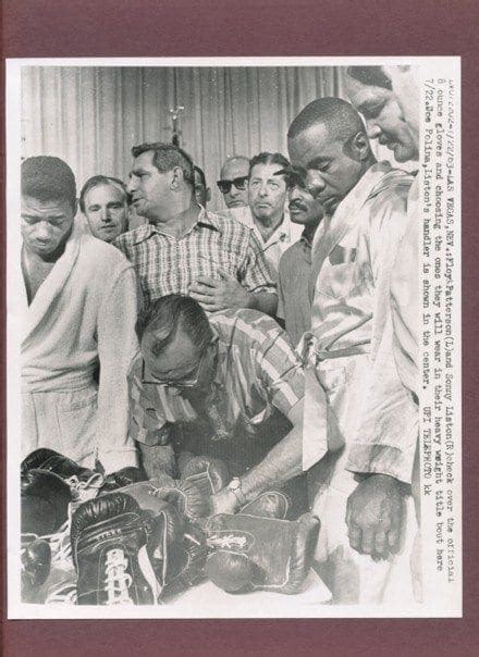 Liston – SONNY LISTON & FLOYD PATTERSON PHOTO – ITEM VPLIST6 | Heavy ...