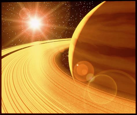 Saturn & Its Rings Photograph by Julian Baum - Fine Art America