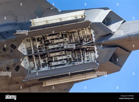 Weapons bay of United States Air Force (USAF) Lockheed Martin F-22A ...