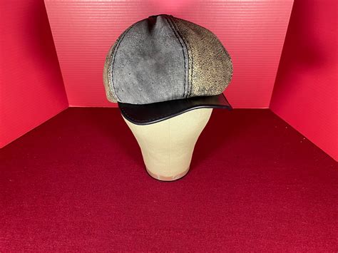 Leather Newsboy Hat - Etsy