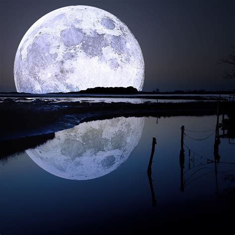 Pure Moonset Moment iPad Air Wallpapers Free Download