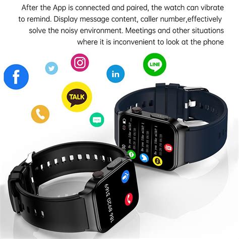 Buy SACOSDING Blood Glucose Smart Watch Men ECG Blood Pressure Heart Rate Body Temperature Watch ...