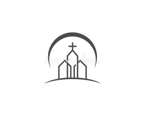 Church logo vector stock vector. Illustration of catholic - 147332531