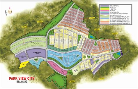Parkview City Islamabad Map