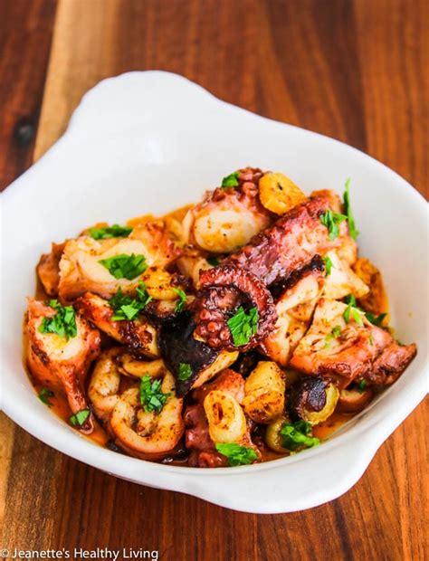 Sous Vide Octopus Spanish Tapas Recipe - Jeanette's Healthy Living