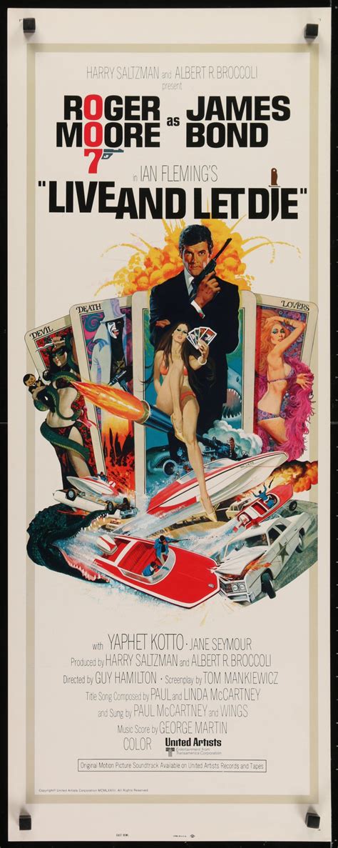 Live and Let Die Movie Poster 1973 – Film Art Gallery