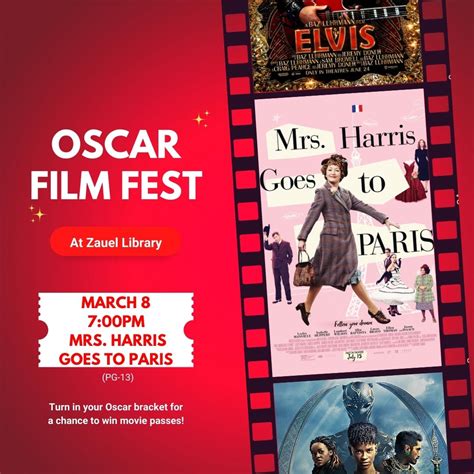 Oscars Film Fest: "Mrs. Harris Goes to Paris" | Public Libraries of Saginaw