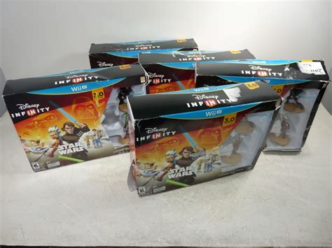 Lot of 5 Disney Infinity Star Wars Starter Pack Game 3.0 Edition ...