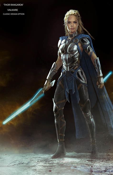 Thor Ragnarok: Valkyrie Concept Art - Created...