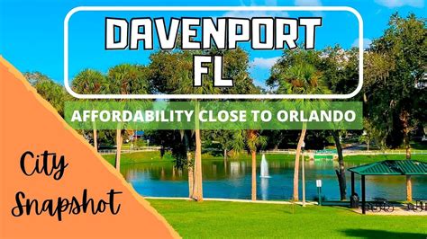 Davenport Florida - City Snapshot - An Affordable Community Close to Orlando - All About ...