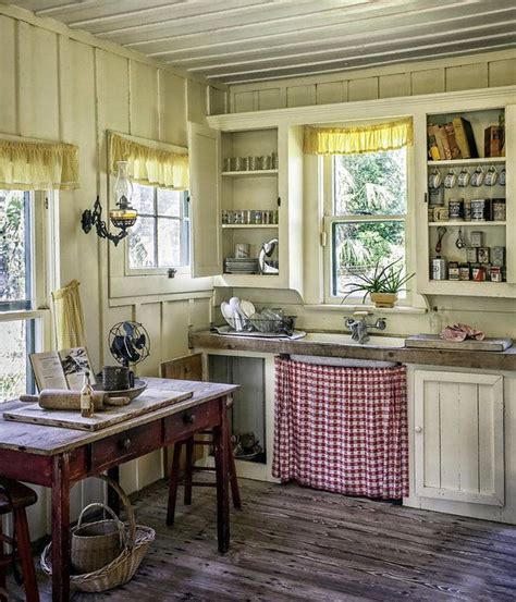 Cross Creek Country Kitchen Art Print by Lynn Palmer | Old country kitchens, Rustic kitchen ...