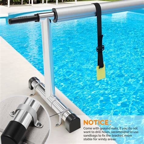 Winado 14-ft Mountable Solar Pool Cover Reel in the Pool Cover Reels department at Lowes.com