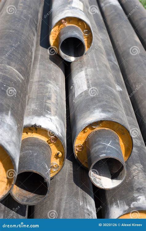 Water pipes stock photo. Image of metal, pipe, insulated - 3020126