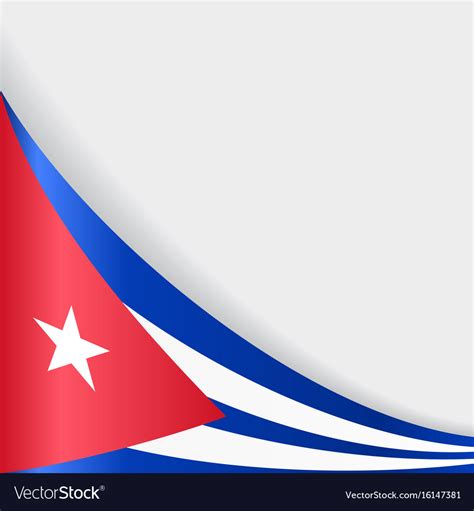 Cuban flag background Royalty Free Vector Image