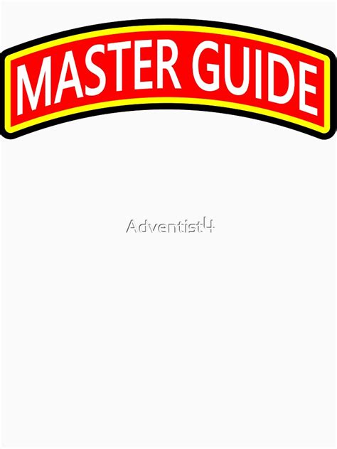 "Master Guide" T-shirt for Sale by Adventist4 | Redbubble | master guide t-shirts - pathfinders ...