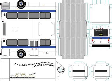 PaperCraft Bus New Flyer D60HF - New York City Transit | New flyer ...