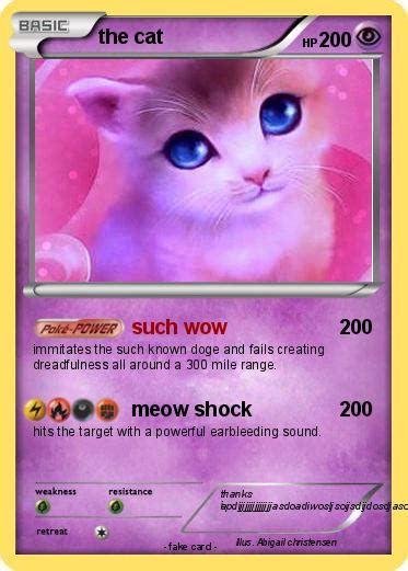 Pokémon the cat 115 115 - such wow - My Pokemon Card