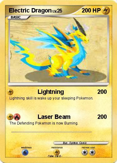 Pokémon Electric Dragon 11 11 - Lightning - My Pokemon Card