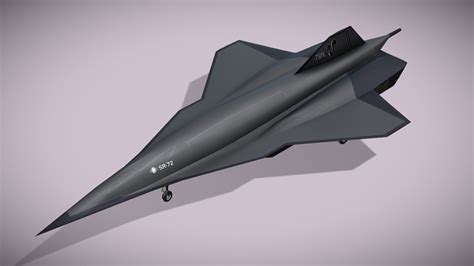 Lockheed Martin SR-72 Son of Blackbird - Buy Royalty Free 3D model by ...